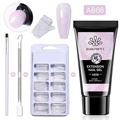 Poly-Gel Set – flexible Nagelverlängerung