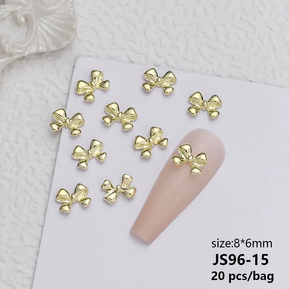 3D Schmetterlings Nail Charms