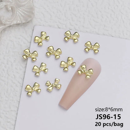 3D Schmetterlings Nail Charms