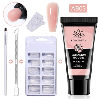 Poly-Gel Set – flexible Nagelverlängerung