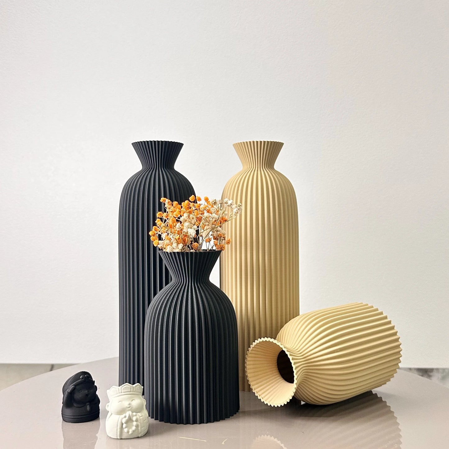 Vasen-Set – Minimalistische Eleganz & natürliche Harmonie