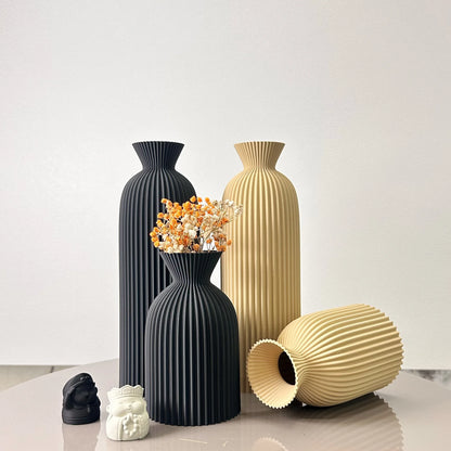 Vasen-Set – Minimalistische Eleganz & natürliche Harmonie