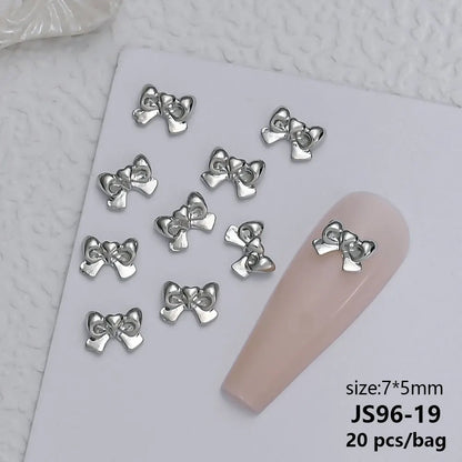 3D Schmetterlings Nail Charms