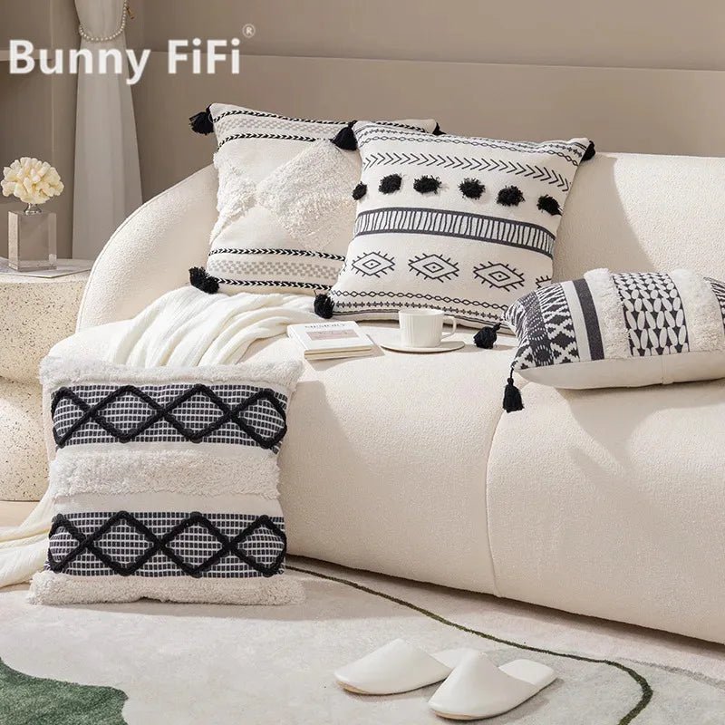 Boho Kissenbezug – Struktur, Stil & Statement