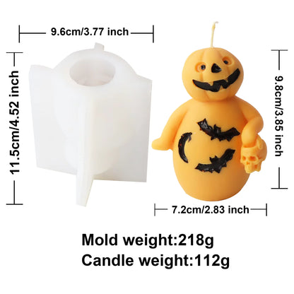 Halloween-Kerzenform – spooky & kreativ