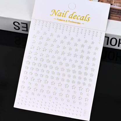 3D Nail Sticker – Sonne, Mond & Sterne