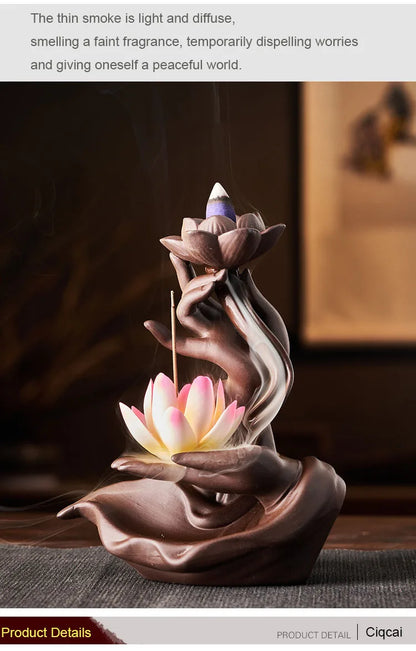 Quelle der Entspannung- Lotus Reflux Aromadiffusor - sunny.side-Productions