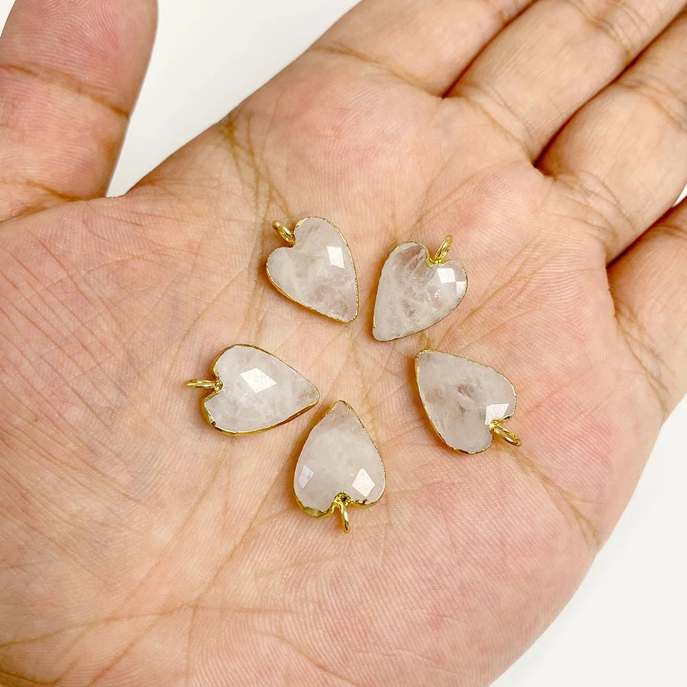 Herzanhänger aus Rosenquarz – zauberhaftes Schmuckstück - sunny.side-Productions