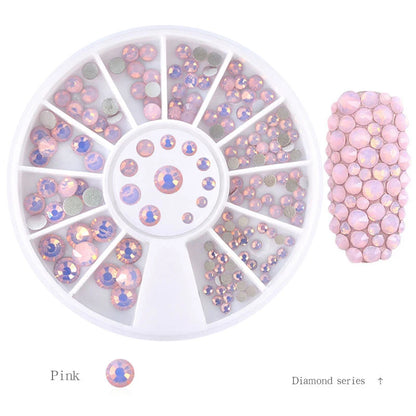 Nail Rhinestone Box – Bunte Kristalle