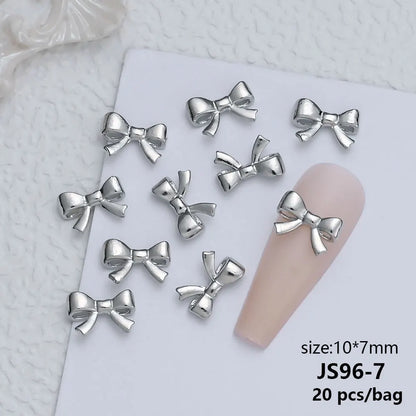 3D Schmetterlings Nail Charms