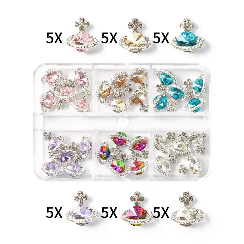 Nail Charms – Glitzernde Strass-Deko