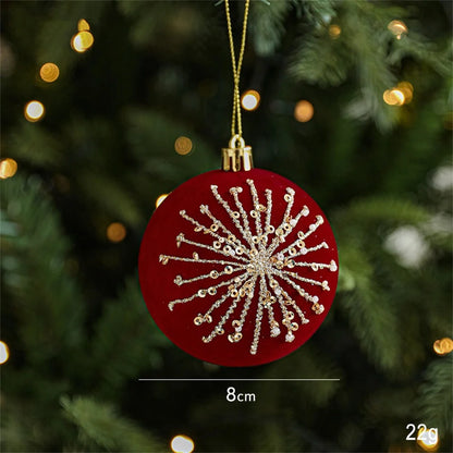 Weihnachtskugel – Samtige Eleganz