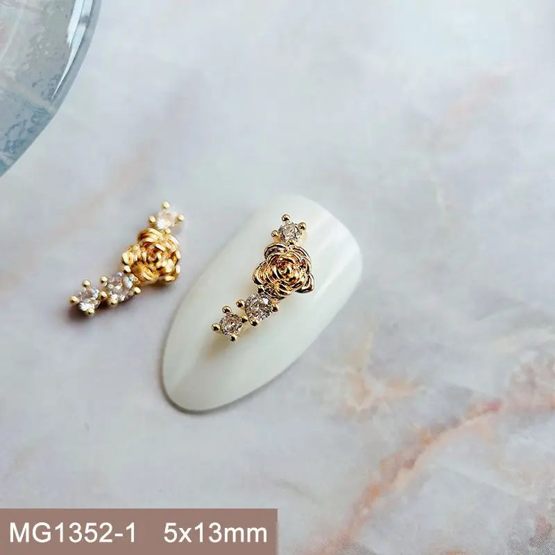 Nail Charms – eleganter Kristall-Look