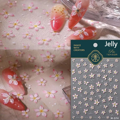 Nail Sticker – Blumen & Kirschblüten
