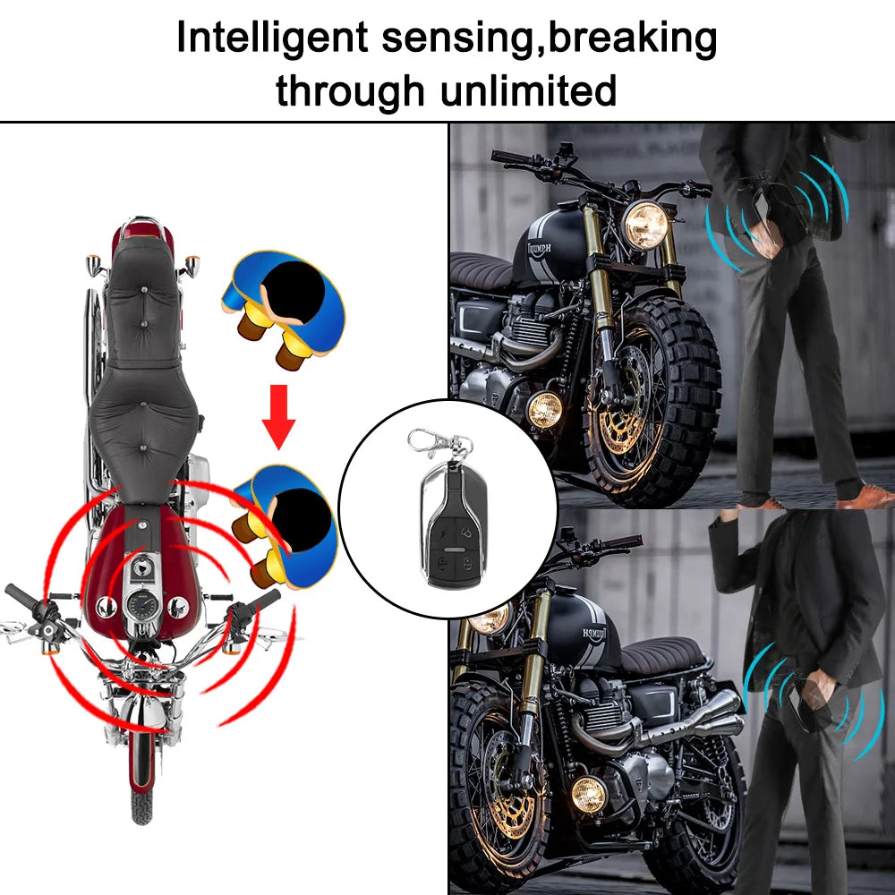 Zweirad- Alarm-System – Diebstahlschutz