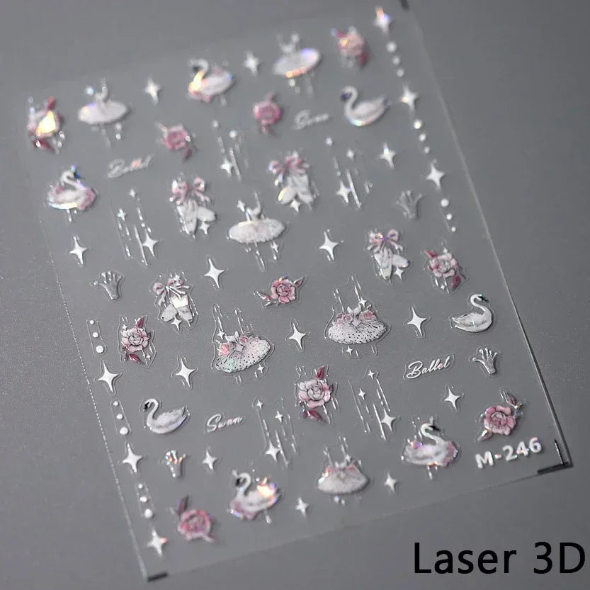 Magische Flügel – 5D Nail Sticker