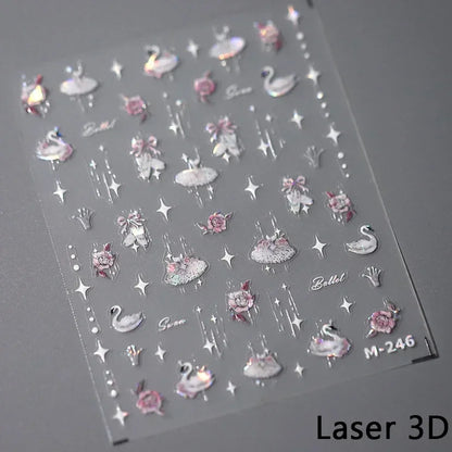 Magische Flügel – 5D Nail Sticker