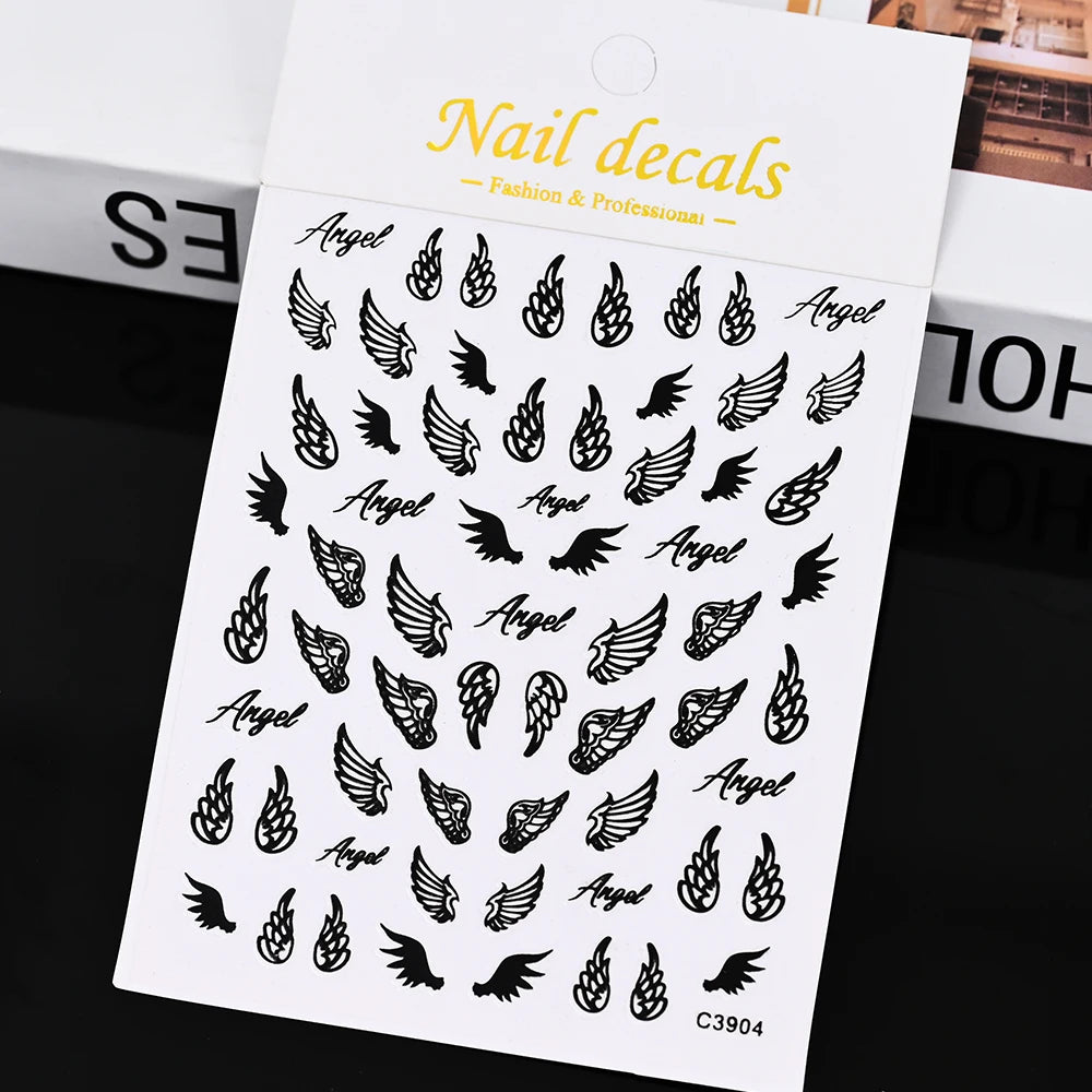 3D Nail Sticker – Sonne, Mond & Sterne