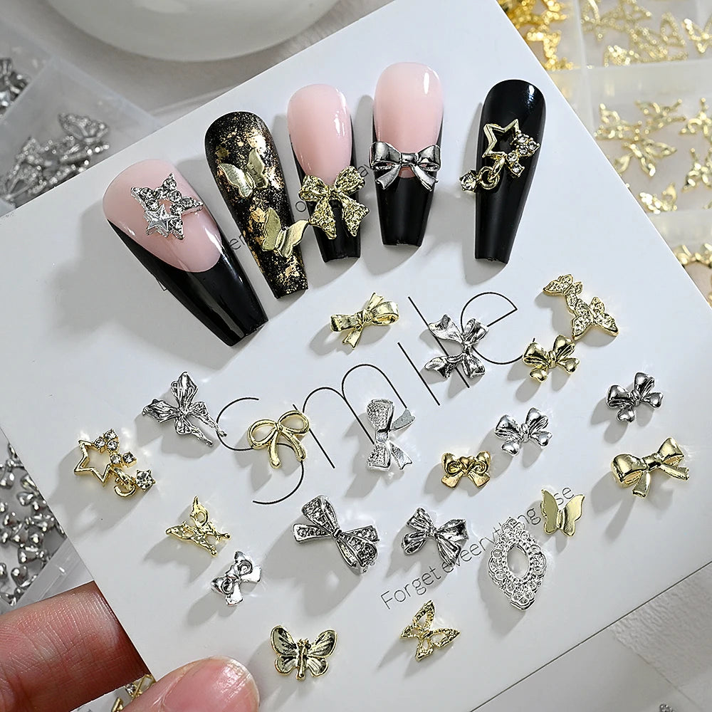 Set Nail Charms – edler 3D Glanz