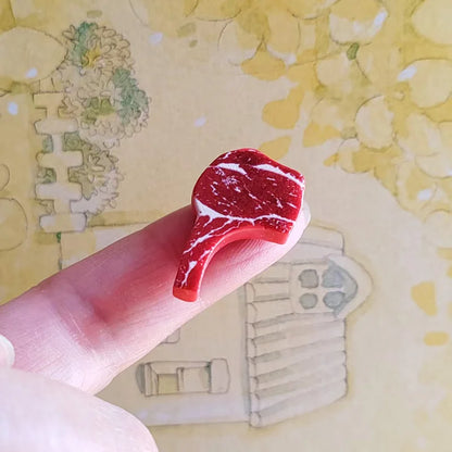 Miniatur Steak – Wichtelwelten Food Set