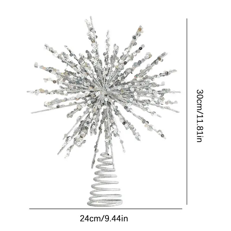 Weihnachtsbaumspitze – Stern Design