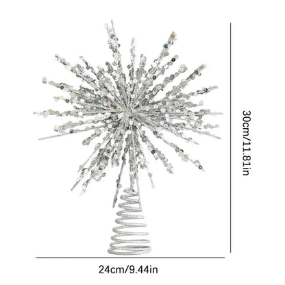 Weihnachtsbaumspitze – Stern Design