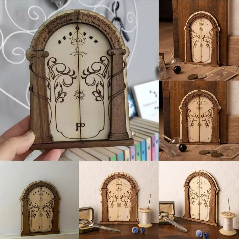 Wichteltür Miniatur – Dekoration im Vintage-Stil