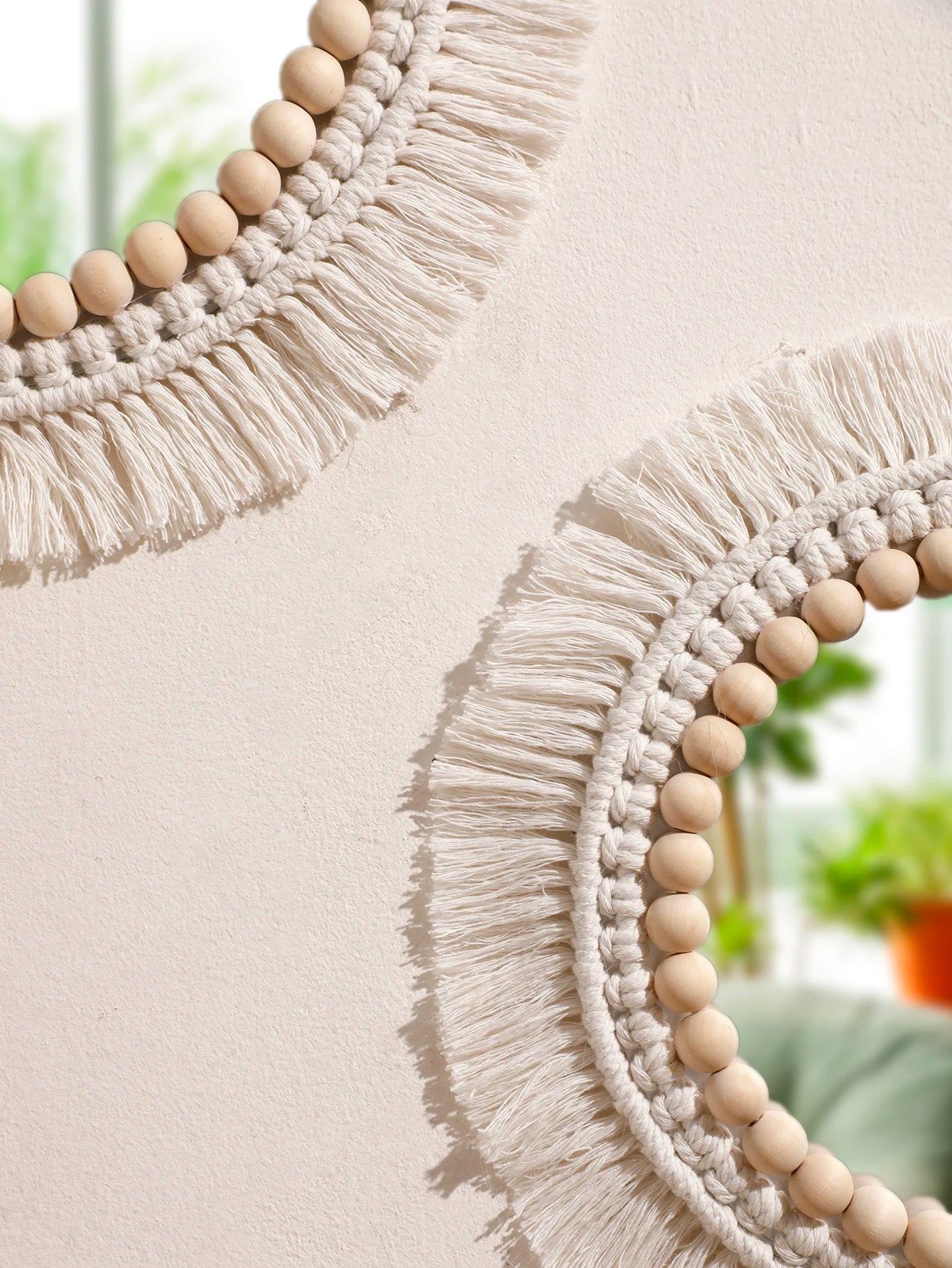 Makramee-Wandspiegel – Boho-Charme