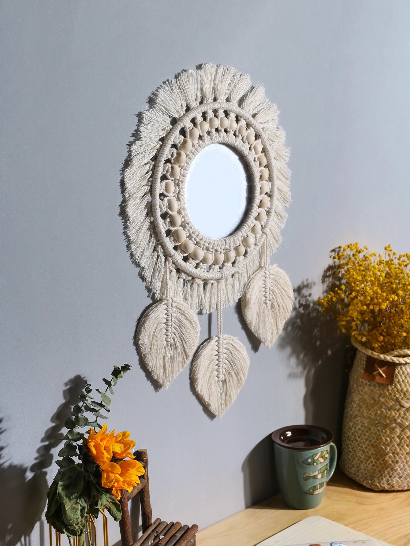 Boho-Makramee-Spiegel – Natürlichkeit trifft Sti