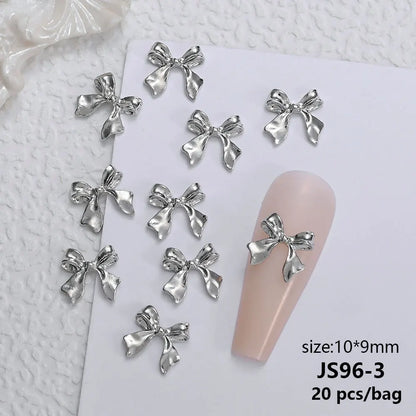 3D Schmetterlings Nail Charms