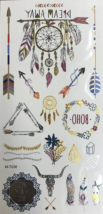 Golden Vibes – Festival-Tattoo