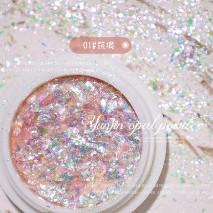 Nail Glitter – Schimmernde Wolken