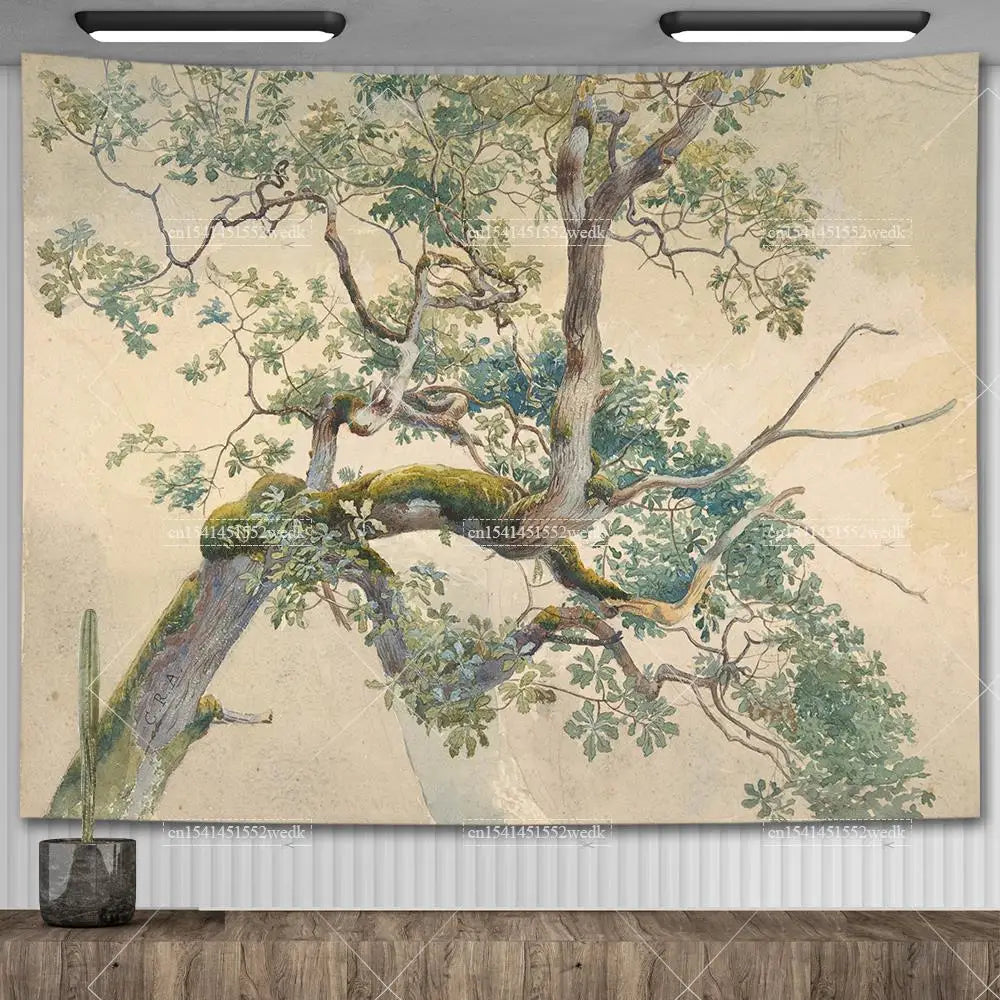 Vintage Aquarellkunst – Ruhe & Ästhetik