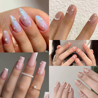 Nailart Charms – Schleifen & Perlen - sunny.side-Productions