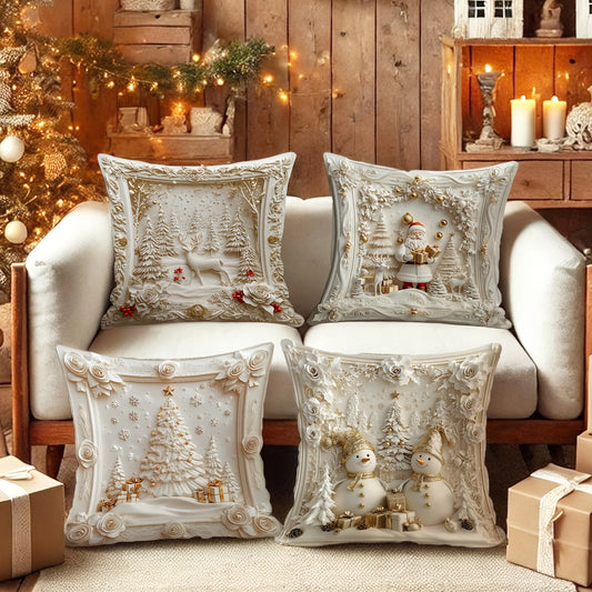 Weihnachts Kissenbezüge – Edle Winter Motive