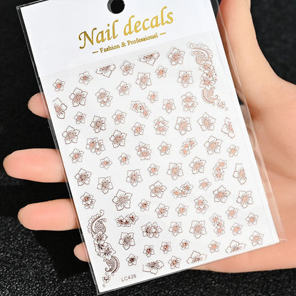 3D Nail Sticker – Sonne, Mond & Sterne