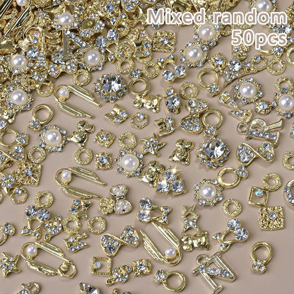 Luxus Nail Charms – Gold & Silber