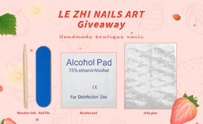 Statement Nails Deluxe- Press- On Set - sunny.side-Productions