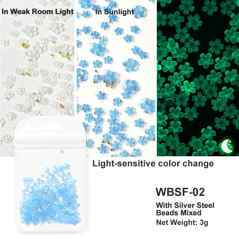 Acryl-Blumen Nail Art