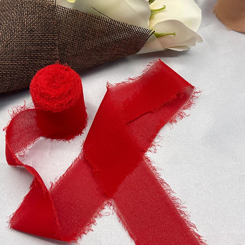 Chiffonband – Elegante Weihnachtsdeko