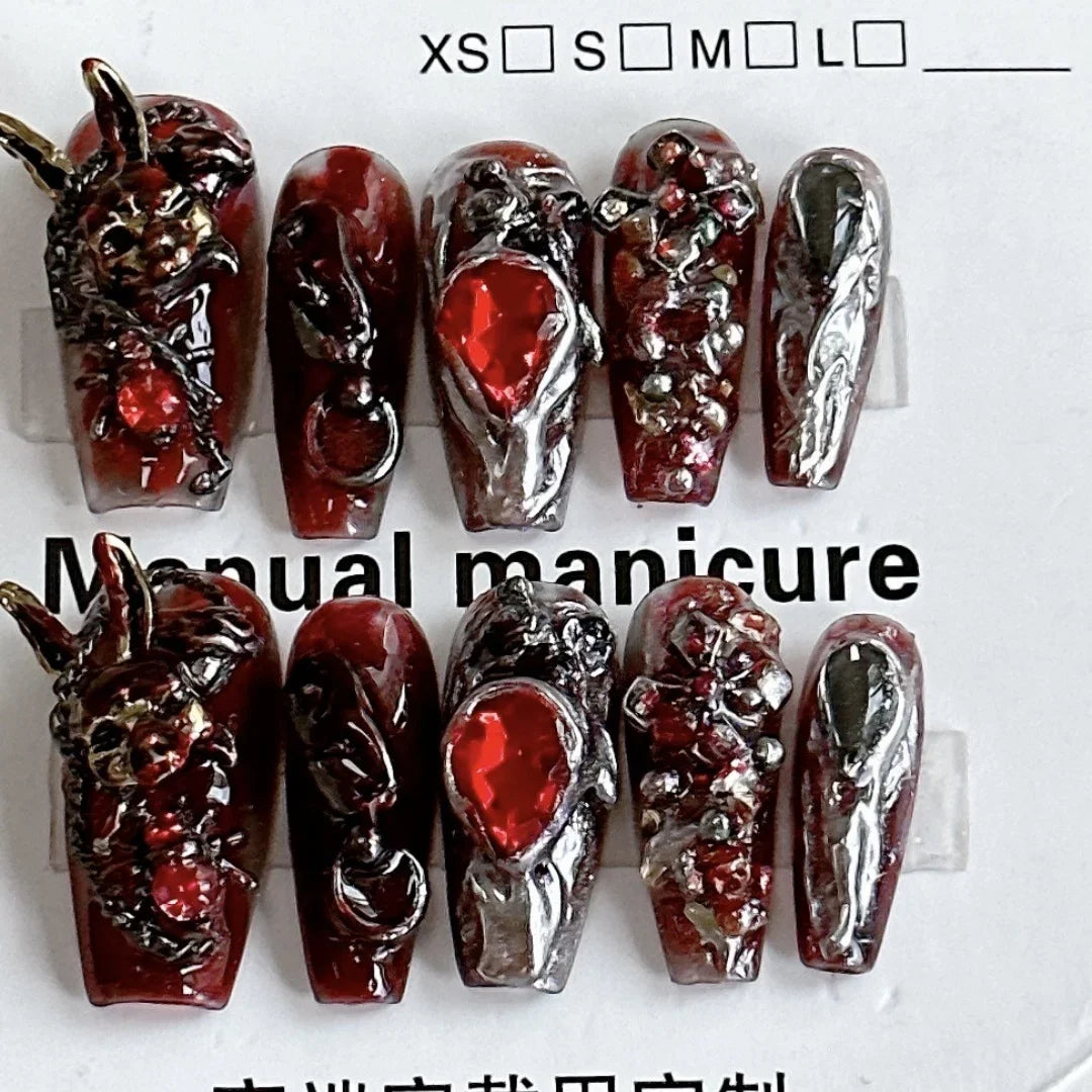 Gothic Glam Press-On Nails