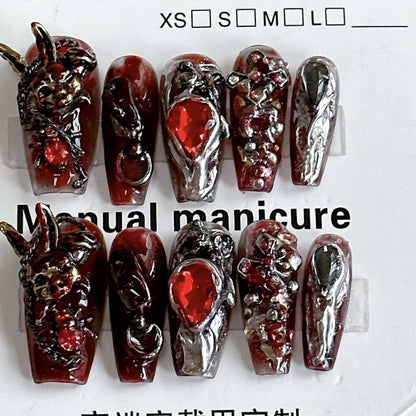 Gothic Glam Press-On Nails