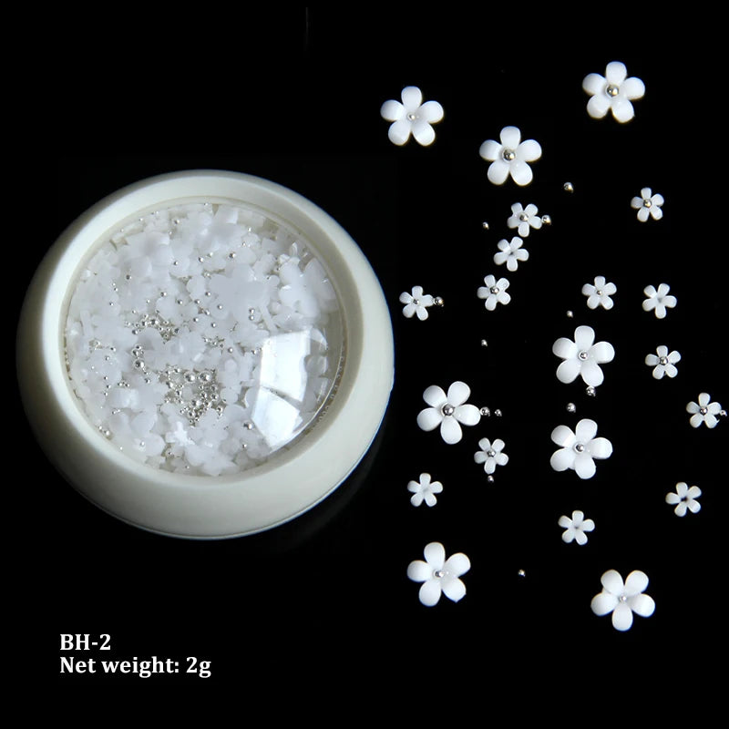 Acryl-Blumen Nail Art