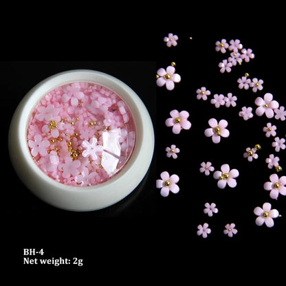 Acryl-Blumen Nail Art