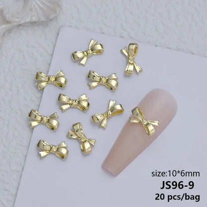 3D Schmetterlings Nail Charms