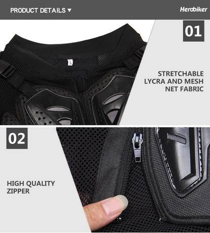 Motocross-Schutzjacke – Sitzt & Schützt