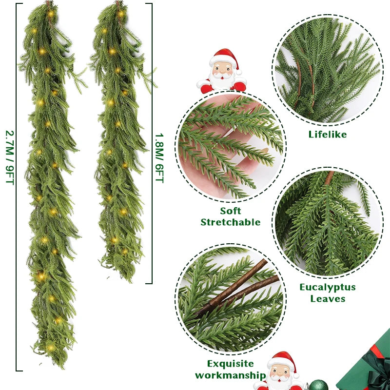 Weihnachtsgirlande – Lichterglanz