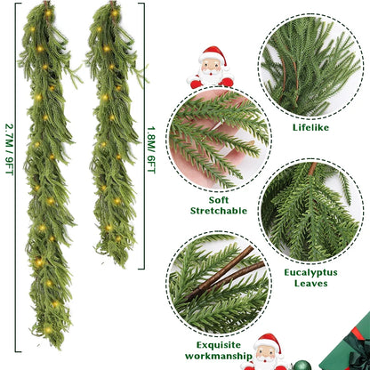Weihnachtsgirlande – Lichterglanz
