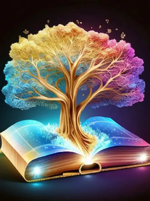 Malen-nach-Zahlen-Set- Bücherfantasie - sunny.side-Productions