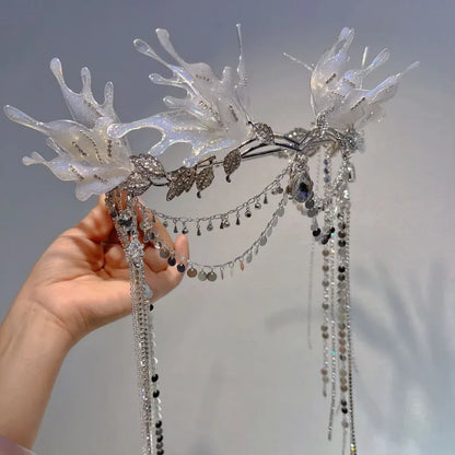 Elegante Kristall-Haarkrone
